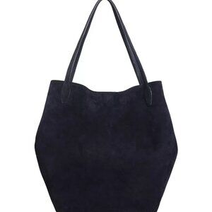 Madewell NWOT Suede Shopper Tote - Juniper Berry (dark navy)